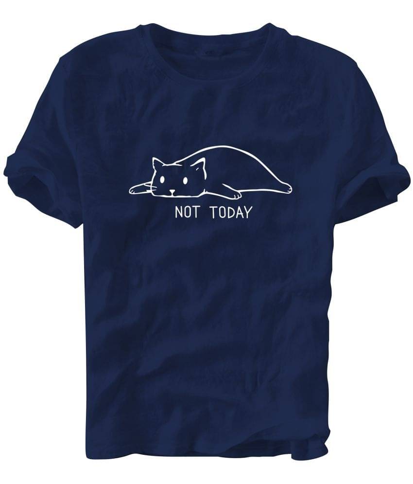     			fashion and youth Pack of 1 Cotton Blend Relaxed Fit Men's T-Shirt ( Navy )