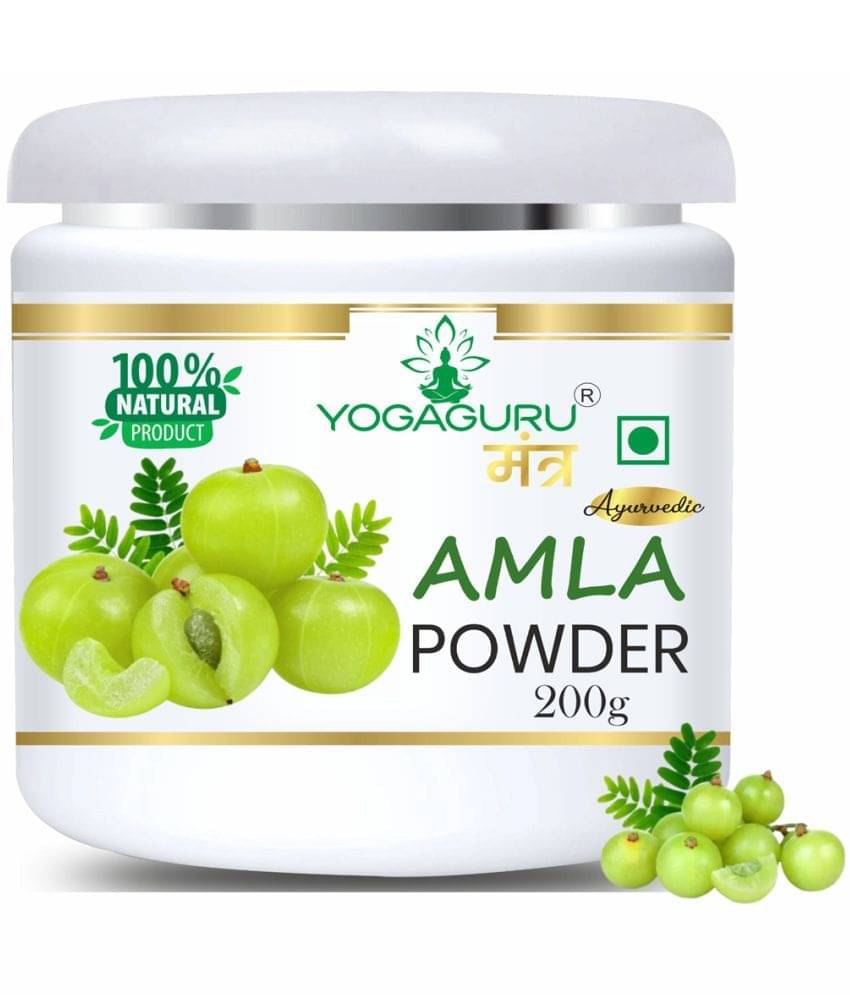     			Yogaguru Mantr Amla Powder For Drink, Eating, Hair Growth & Hair Strong (200 G)