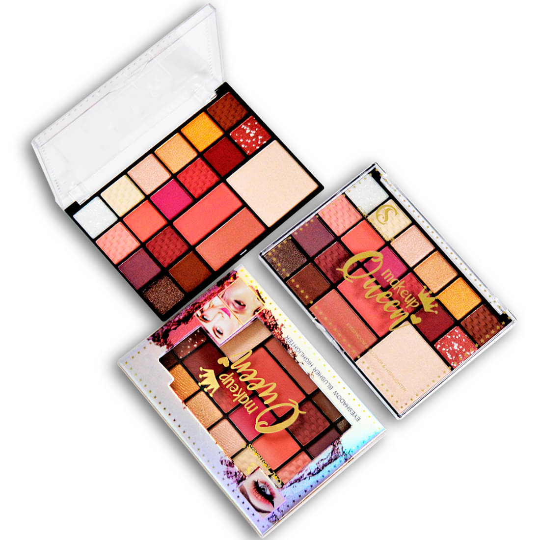     			Adbeni Makeup Queen 3 in 1 Eyeshadow Palette 24g | Eyeshadow, Blusher & Highlighter, Shade-01