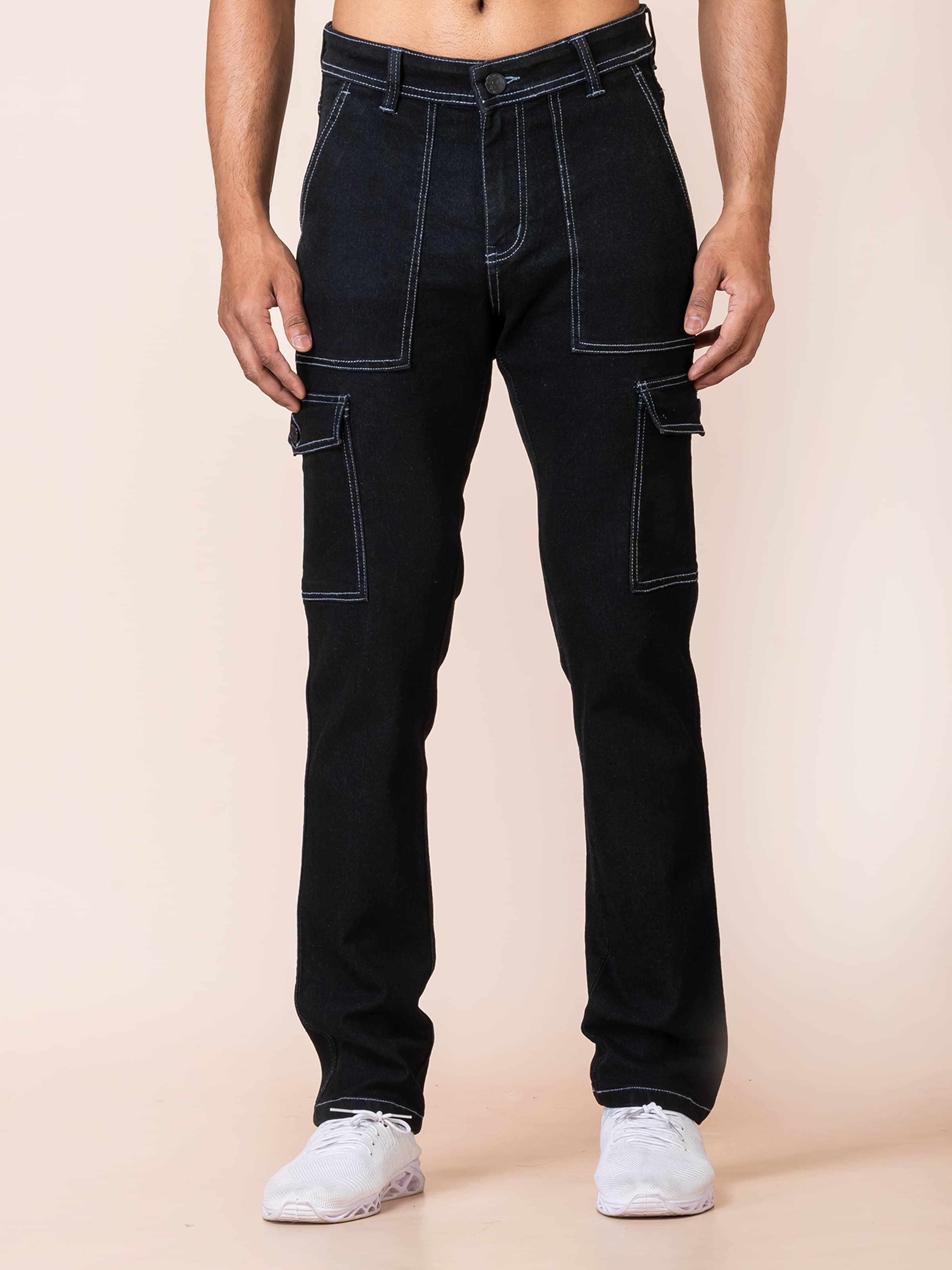     			Aflash Regular Fit Basic Men's Jeans - Black ( Pack of 1 )