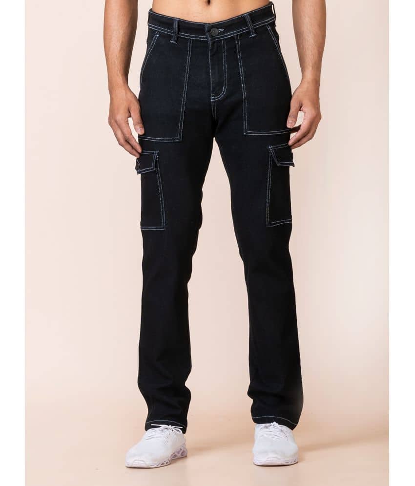 Aflash Regular Fit Basic Men's Jeans - Black ( Pack of 1 ) - Jeans | Buy online on ZillyBuy