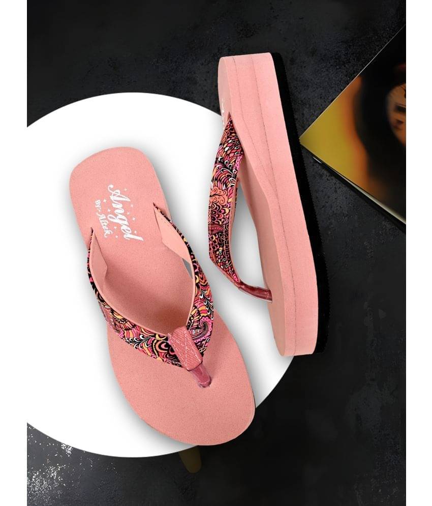     			Altek Pink Women's Flip Flop