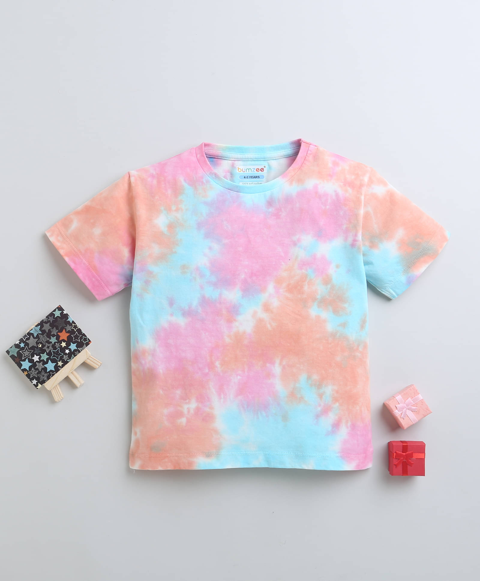     			BUMZEE Pack of 1 Girls 100% Cotton T-Shirt ( Multi )