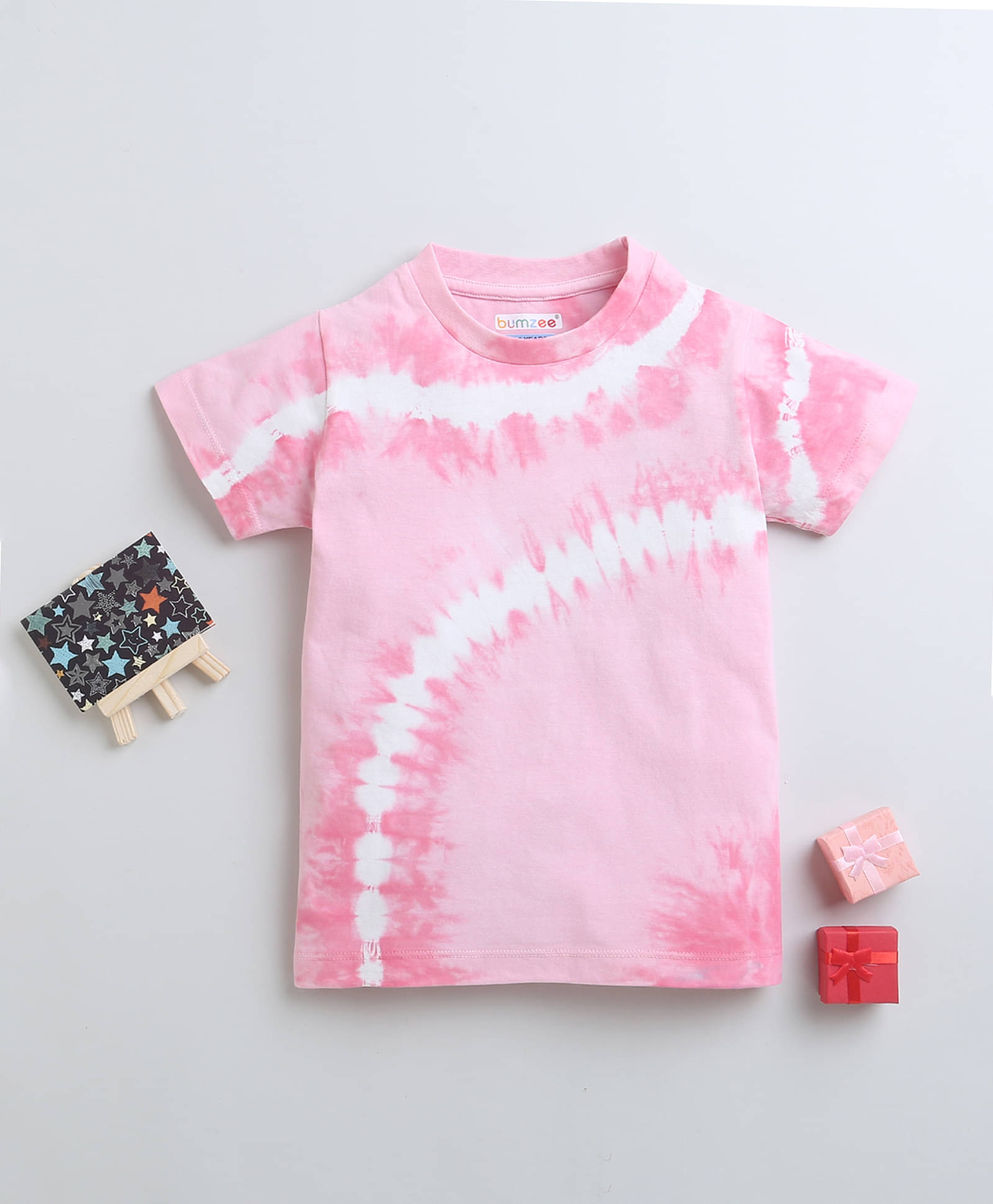     			BUMZEE Pack of 1 Girls 100% Cotton T-Shirt ( Pink )