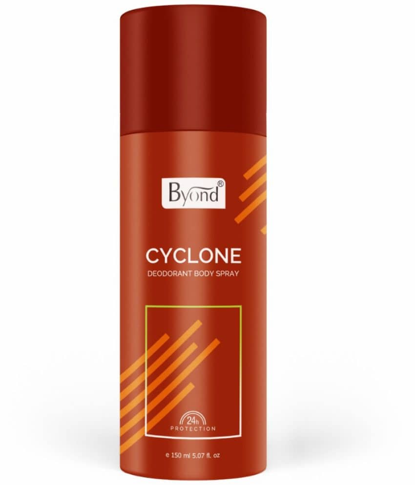 BYOND Cyclone Deodorant Spray for Men,Women,Unisex 150 ml ( Pack of 1 )