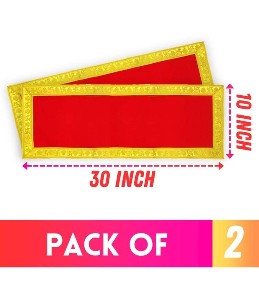     			Bhakti Lehar Aasan for God Idol ( 10 x 30 Inch ), 2 Pieces ( Pack of 2 )