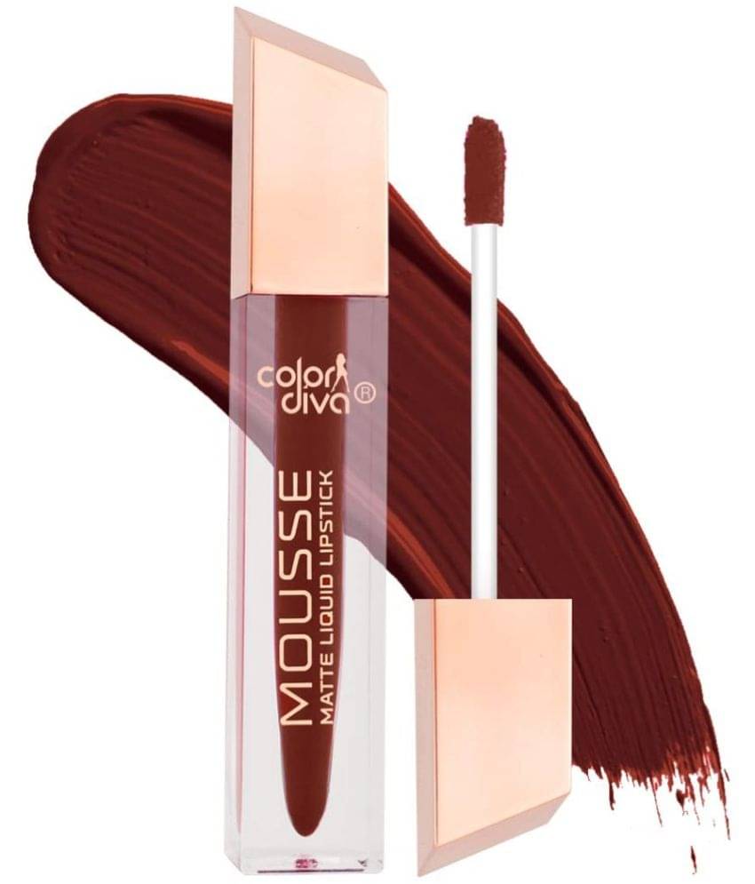     			Color Diva Mousse Matte Long Lasting, Water & Smudge Proof, Light Weight 5.5ml (Sizzling Slayer 197)