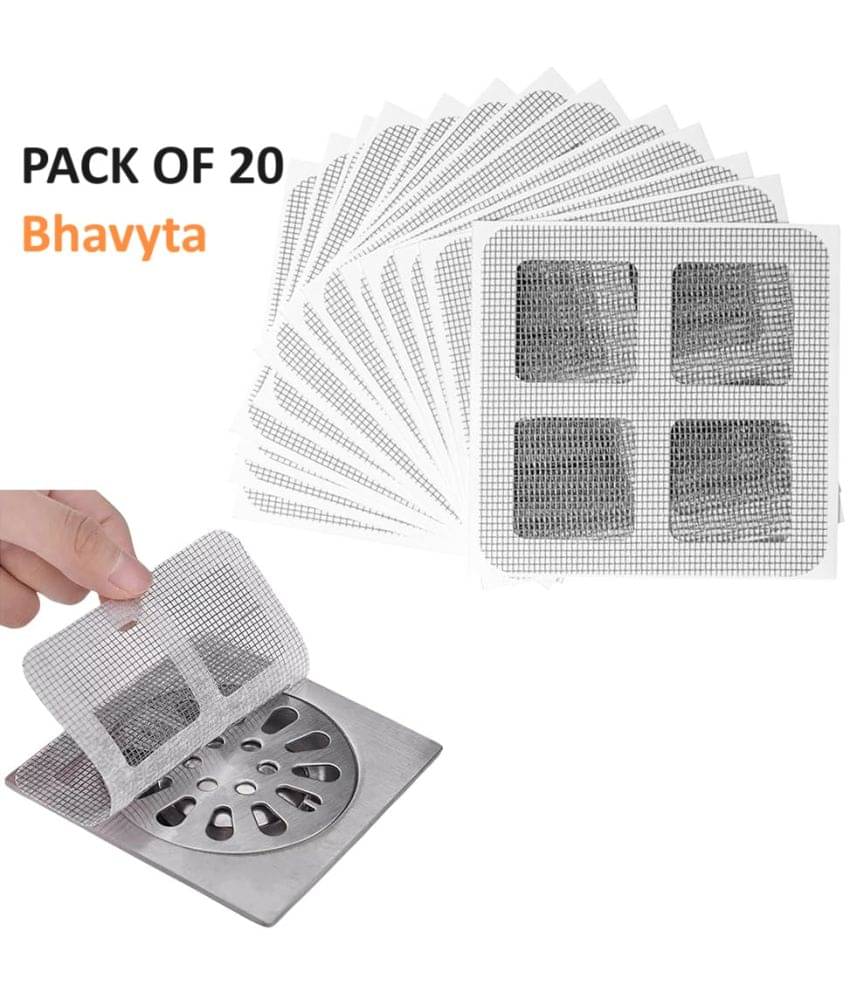 Disposable Shower Drain Hair Catcher, Drain Hair Catcher Waterproof Mesh Stickers for Bathroom Accessories, Apartment Essentials for Kitchen, Sink, Bathtub (4" X 4") pack-20 Disposable Shower Drain Hair Catcher, Drain Hair Catcher Waterproof Mesh Stickers for Bathroom Accessories, Apartment Essentials for Kitchen, Sink, Bathtub (4" X 4") pack-20