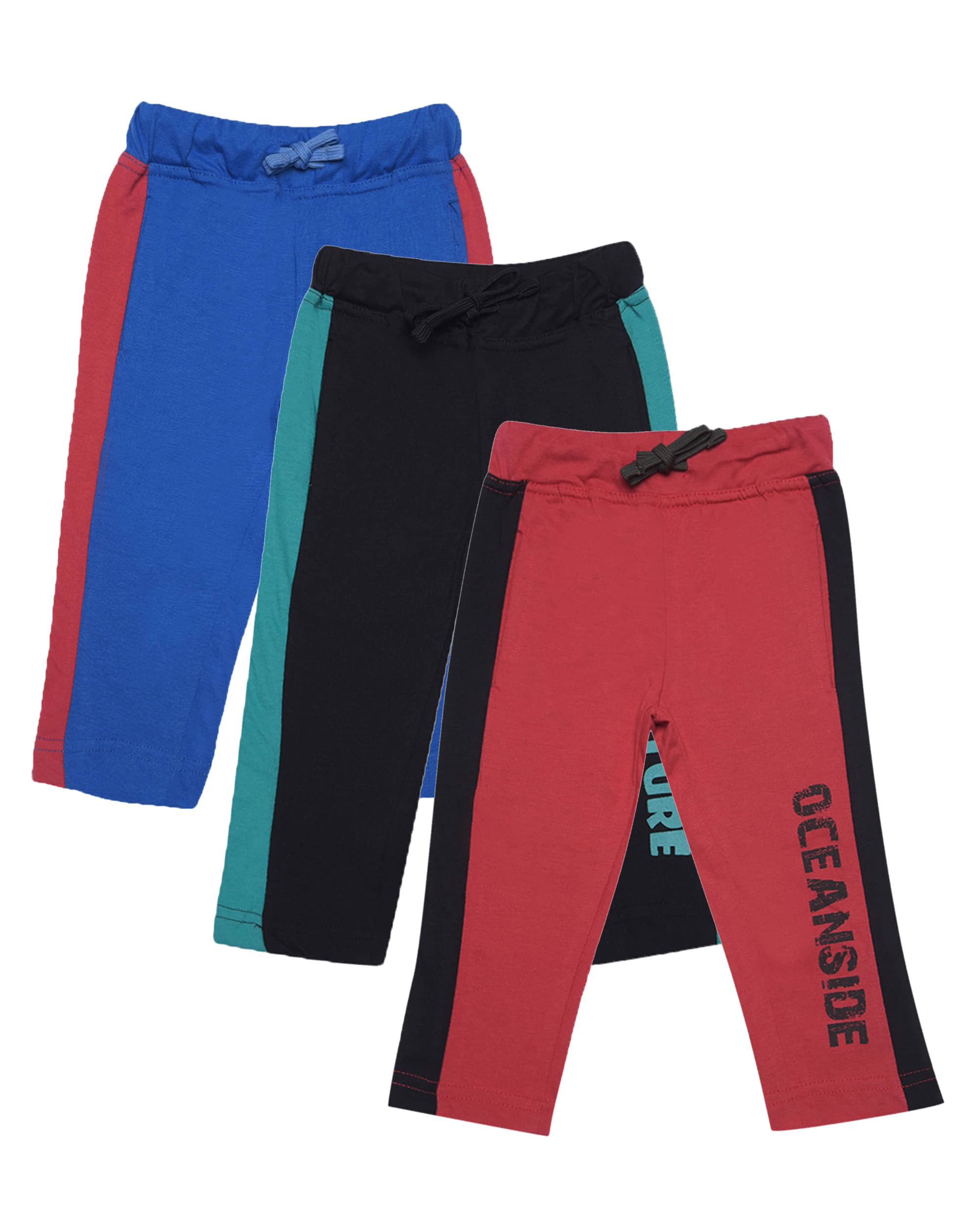 Dollar Champion Kidswear Pack of 3 Cotton Three-Fourth For Boys ( Multicolor ) - Shorts | Buy online on ZillyBuy