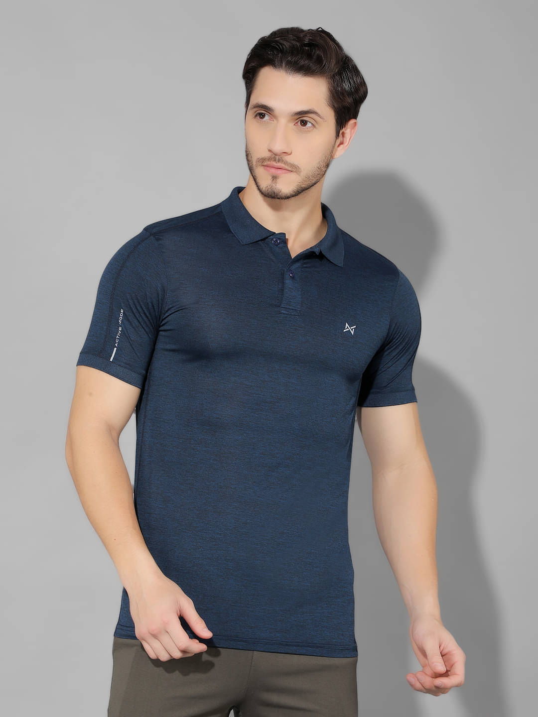 Force NXT Navy Polyester Regular Fit Men's Sports Polo T-Shirt ( Pack of 1 ) Force NXT Navy Polyester Regular Fit Men's Sports Polo T-Shirt ( Pack of 1 )