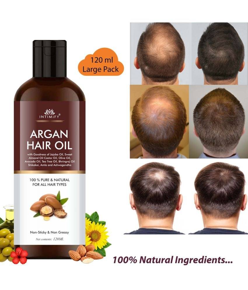 Intimify Argan Hair Oil, Dandruff Control Herbal Hair Oil, Anti Hair Fall Argan Oil, 120 ml Intimify Argan Hair Oil, Dandruff Control Herbal Hair Oil, Anti Hair Fall Argan Oil, 120 ml