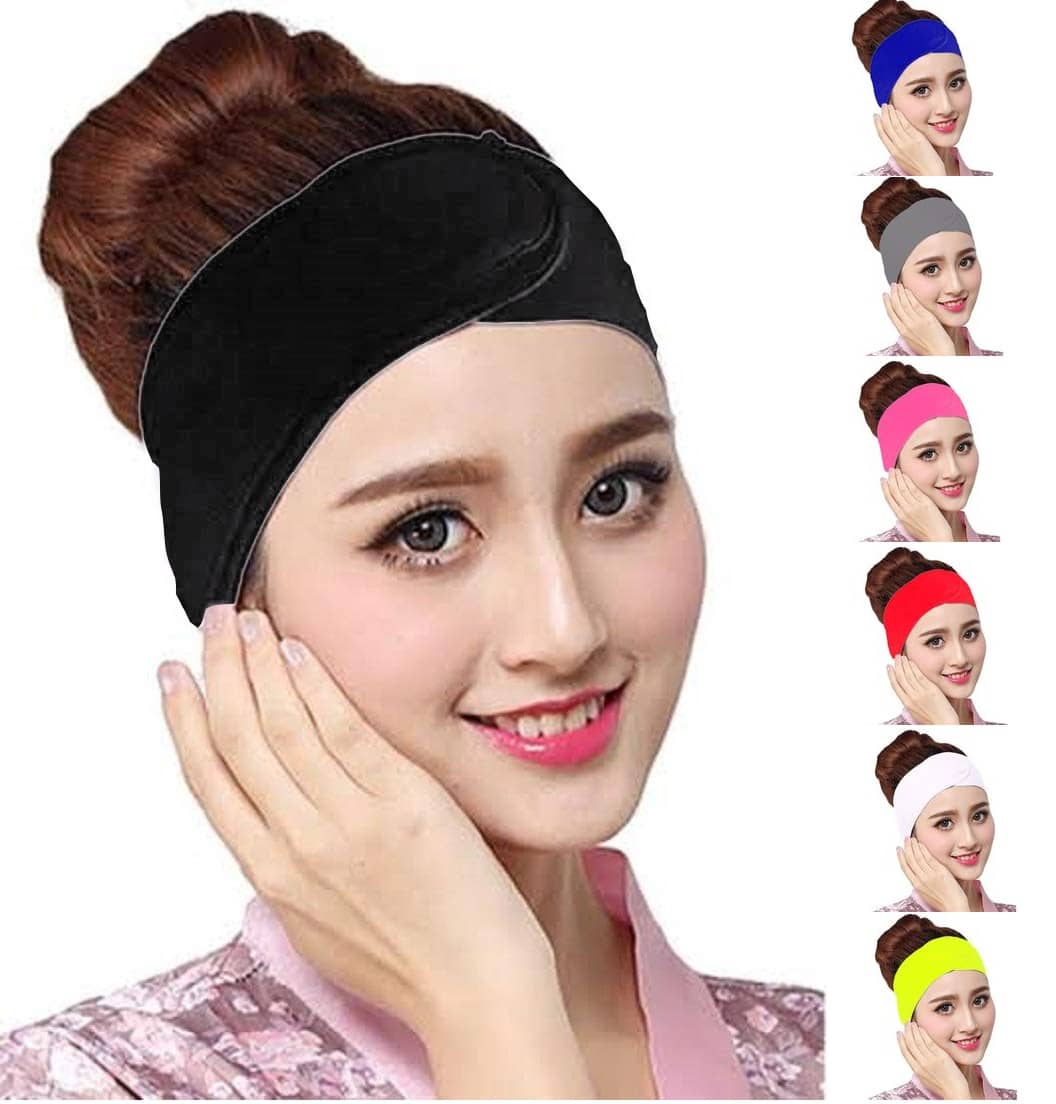 JUZZII Pink Velvet Women's Headwrap ( Pack of 1 )