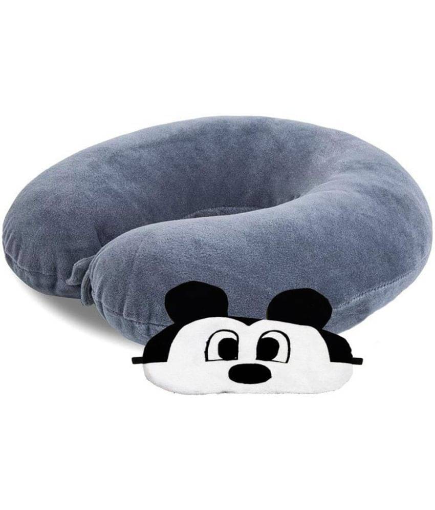     			JUZZII Grey Eye Shade,Neck Pillow ( Pack of 2 )