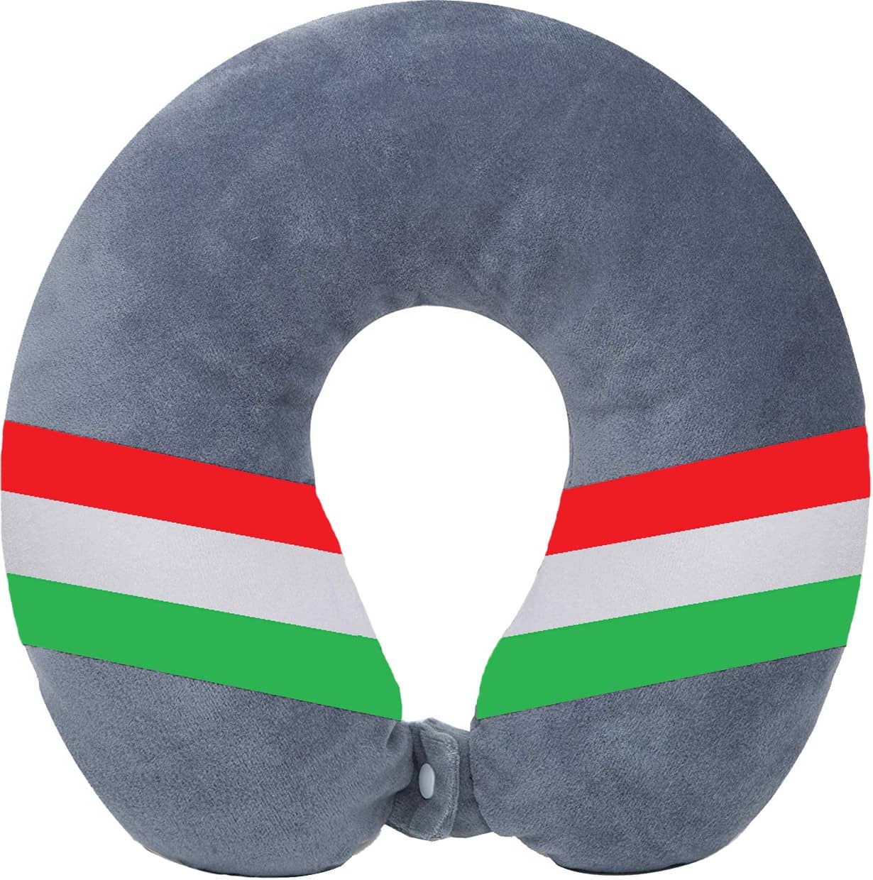 JUZZII Grey Neck Pillow ( Pack of 1 )
