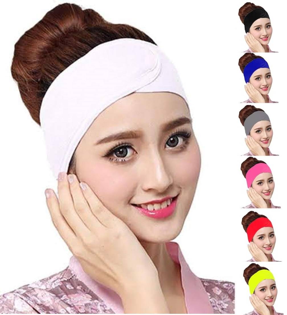 JUZZII White Velvet Women's Headwrap ( Pack of 1 ) JUZZII White Velvet Women's Headwrap ( Pack of 1 )