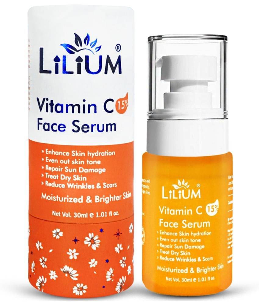     			Lilium Face Serum 30ML | Vitamin C 15% | Enhance Hydration | Even Out Skin Tone |100% Vegan