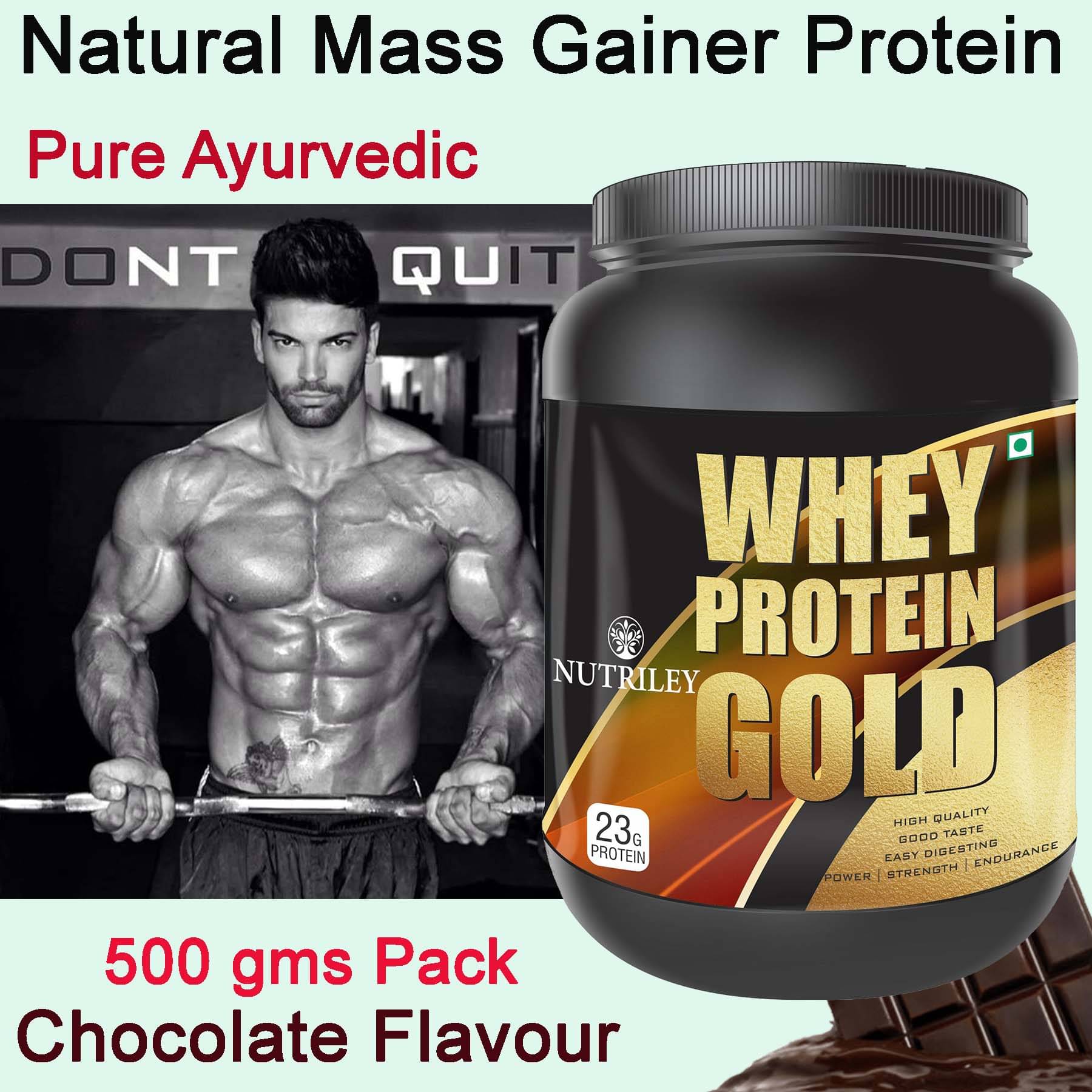 Nutriley Whey Gold Whey Protein ( 500 gm , Chocolate - Flavour ) Nutriley Whey Gold Whey Protein ( 500 gm , Chocolate - Flavour )