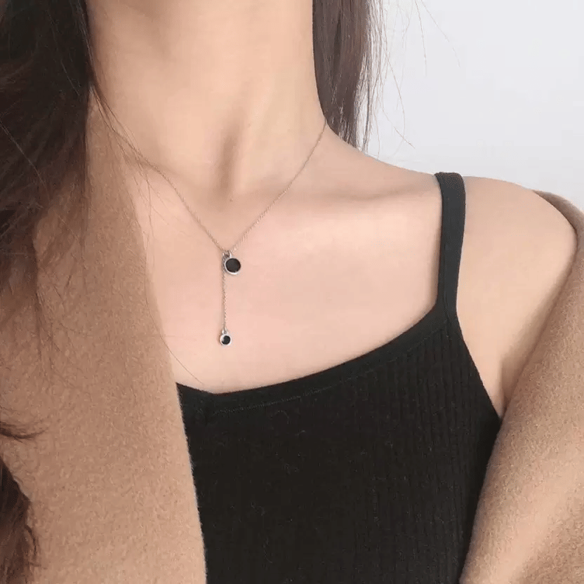 PUJVI Black Pendant ( Pack of 1 )