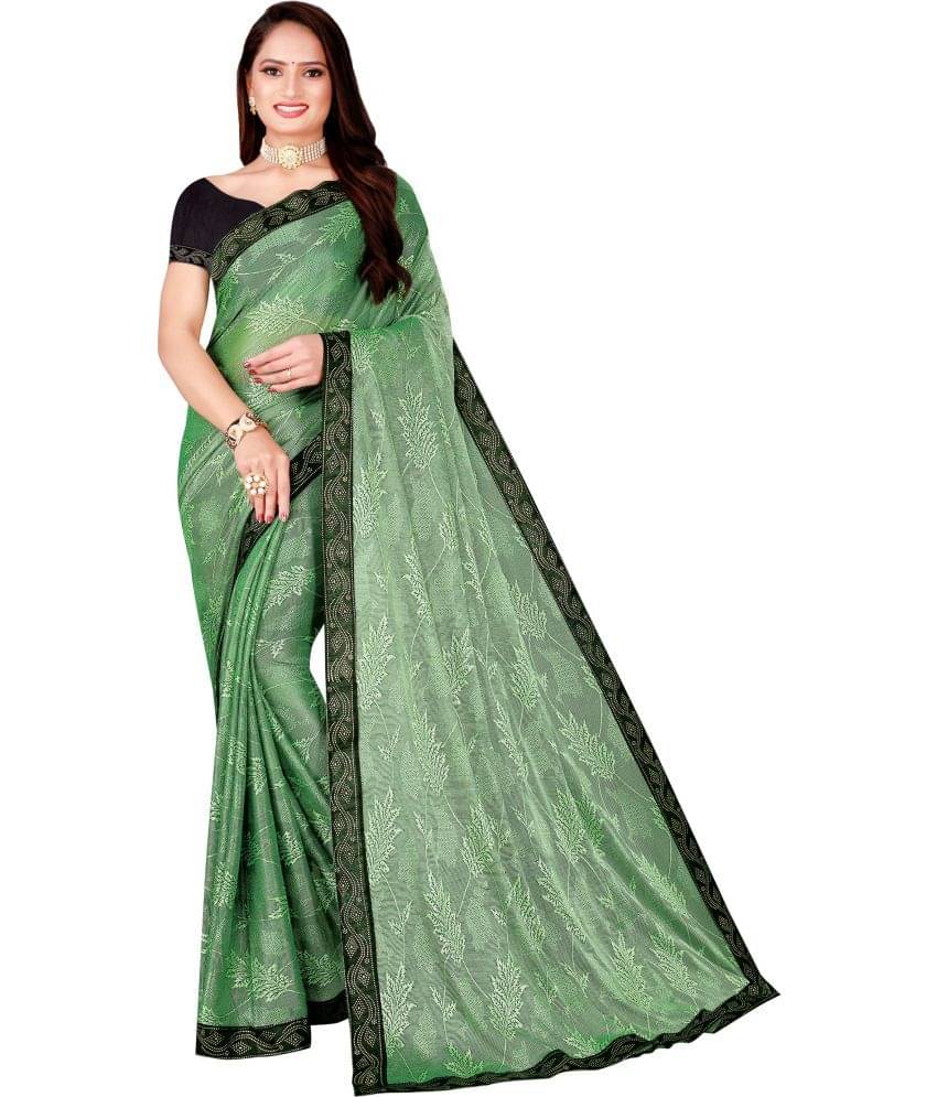     			Saadhvi Cotton Silk Solid Saree With Unstitched Blouse Piece ( Green )