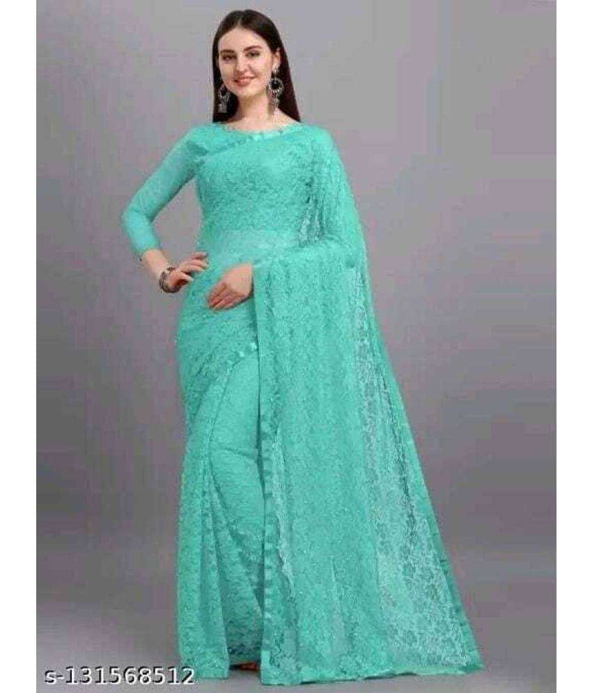 Saadhvi Net Cut Outs Saree With Unstitched Blouse Piece ( Multicolor ) Saadhvi Net Cut Outs Saree With Unstitched Blouse Piece ( Multicolor )