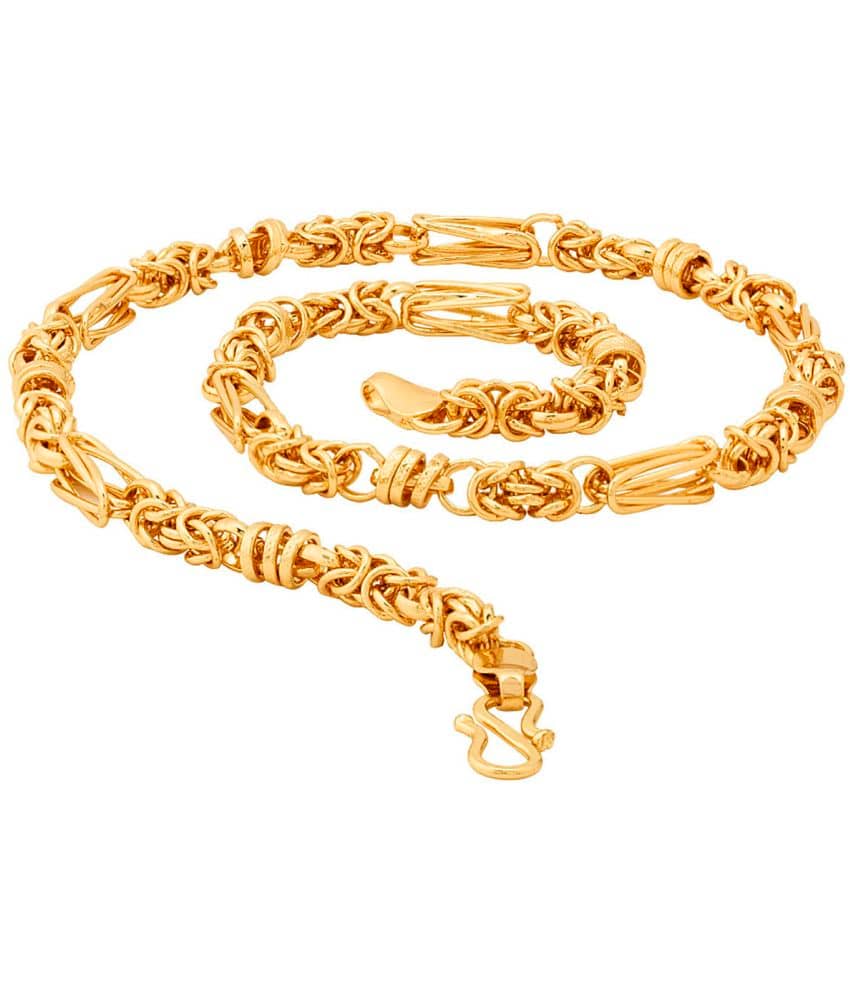 Thrillz Gold Plated Chain ( Set of 1 )