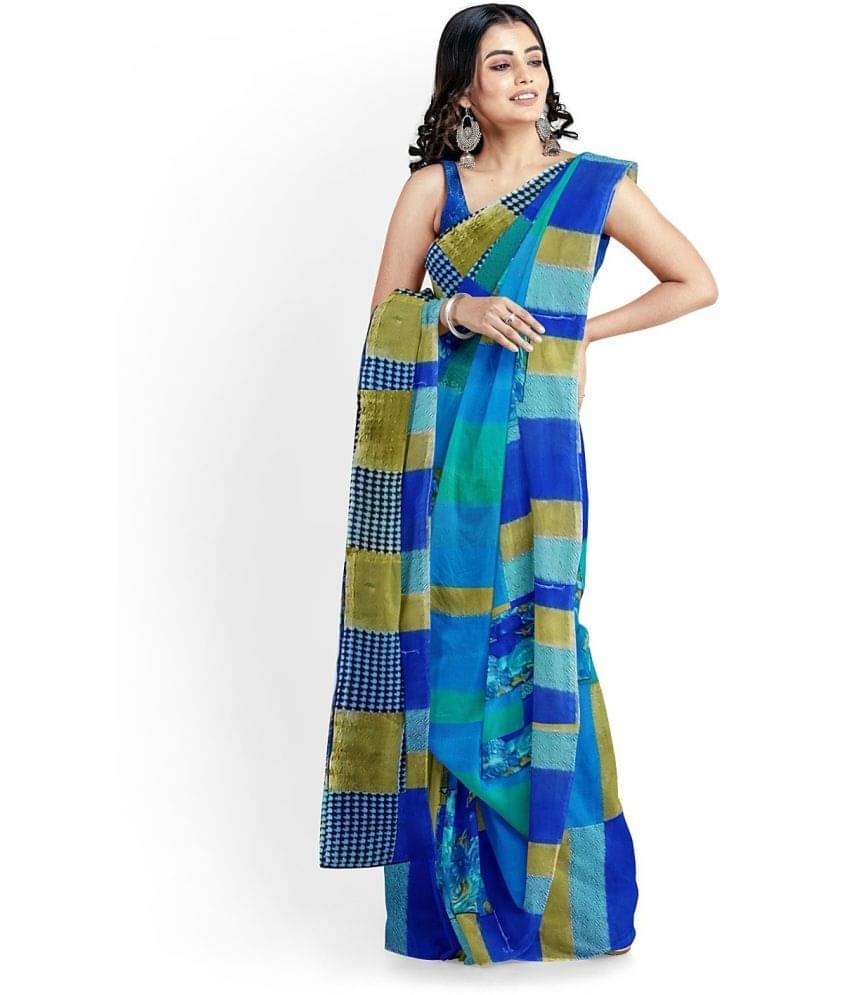 Vkaran Cotton Silk Applique Saree Without Blouse Piece ( Beige ) Vkaran Cotton Silk Applique Saree Without Blouse Piece ( Beige )