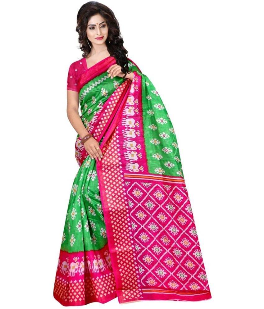     			Vkaran Net Cut Outs Saree With Unstitched Blouse Piece ( Orange )