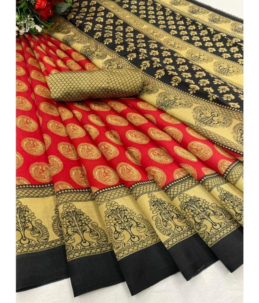     			Vkaran Net Cut Outs Saree With Unstitched Blouse Piece ( Green )