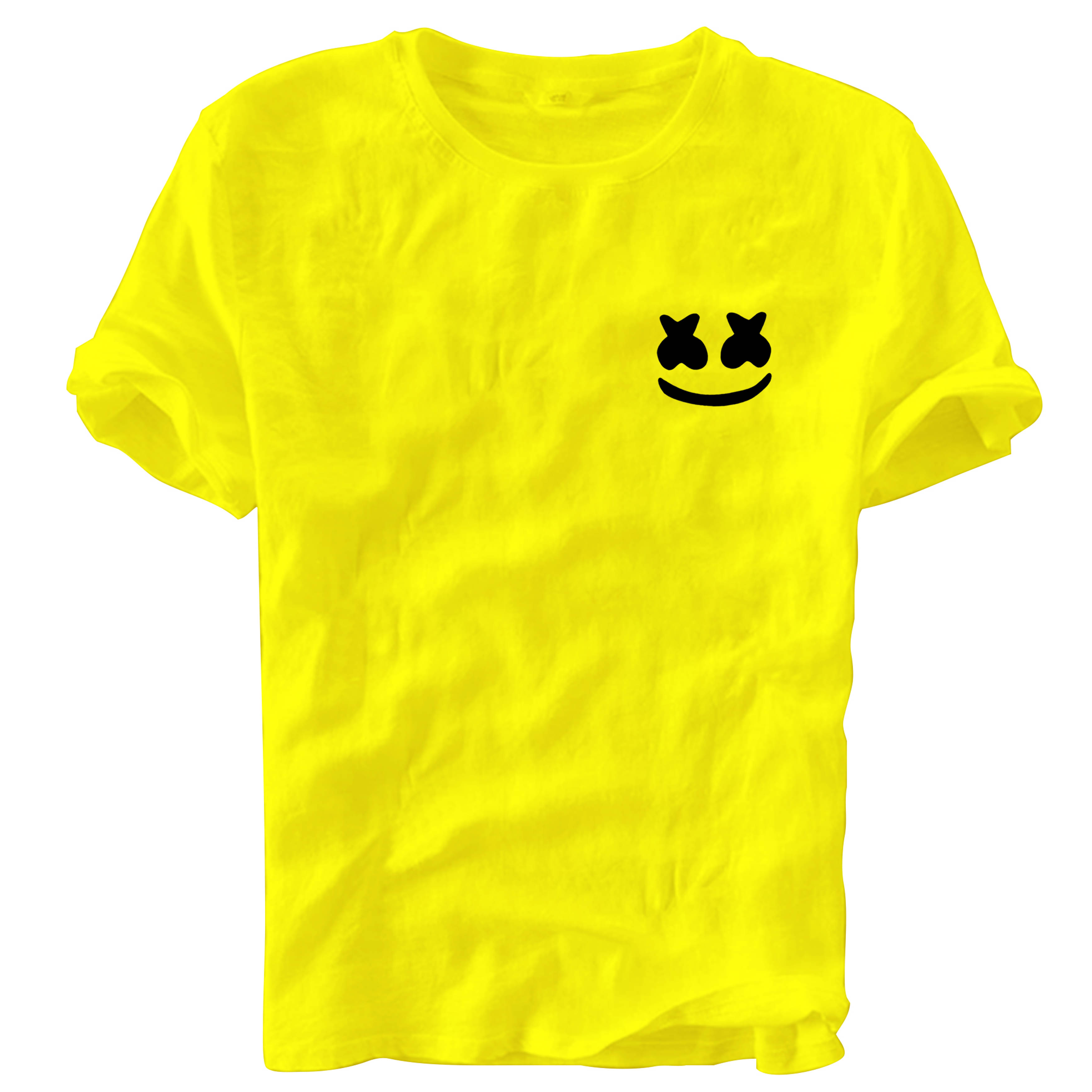     			fashion and youth Pack of 1 Cotton Blend Relaxed Fit Men's T-Shirt ( Yellow )
