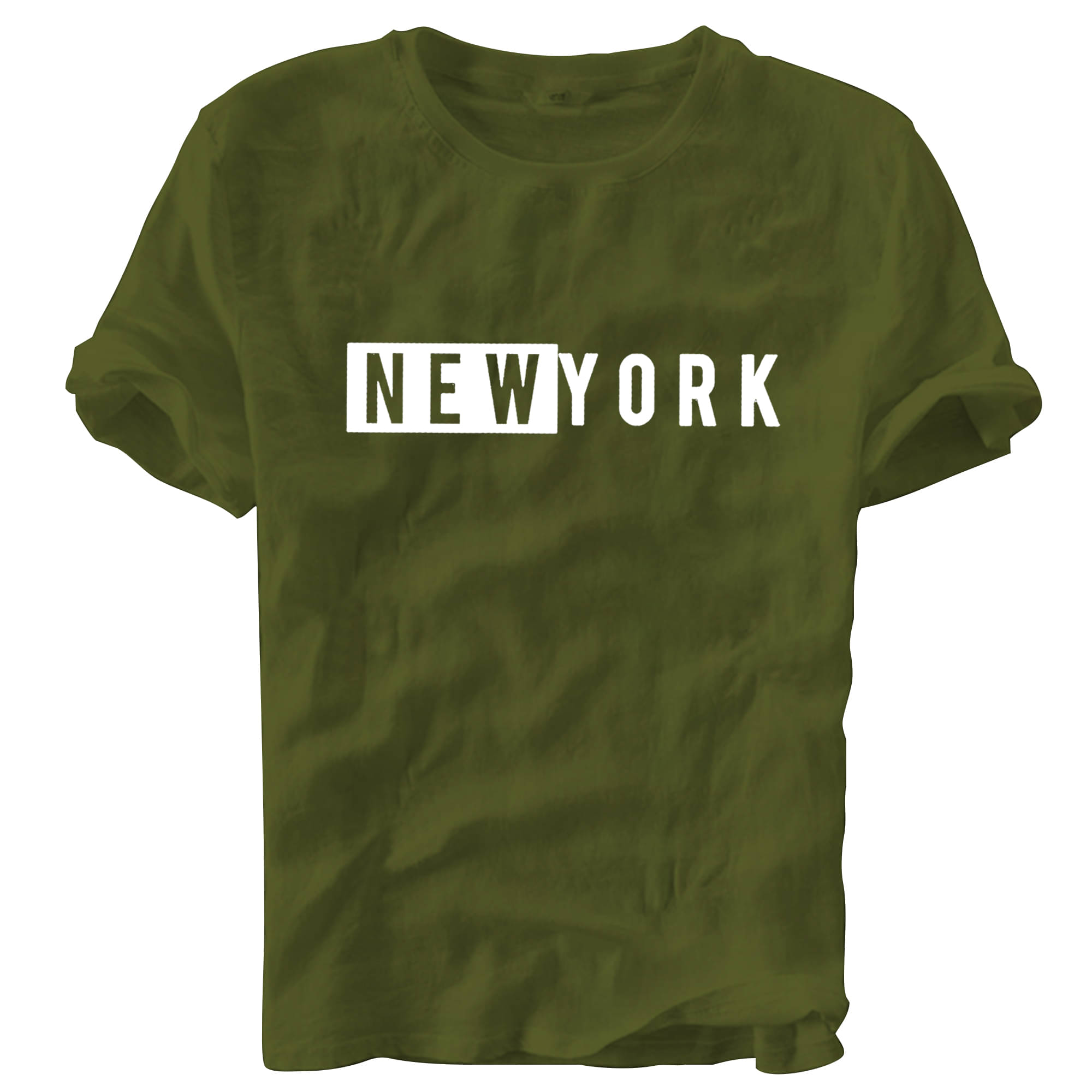     			fashion and youth Pack of 1 Cotton Blend Relaxed Fit Men's T-Shirt ( Olive )