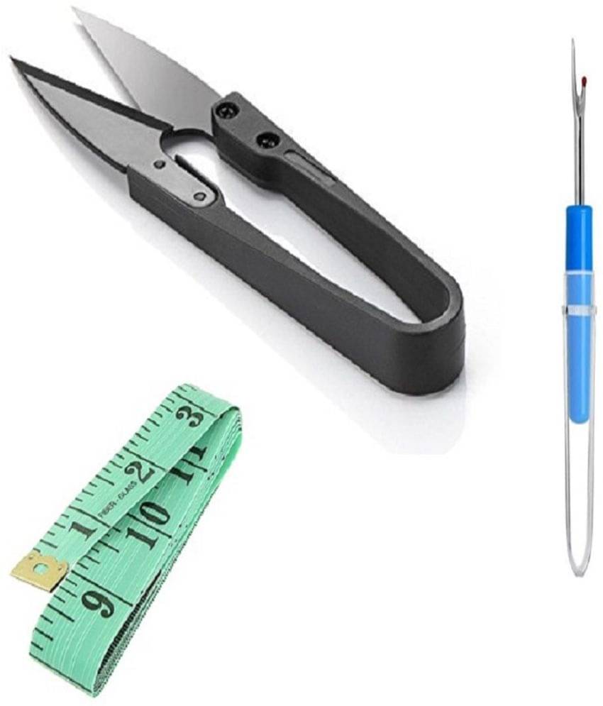     			mini Sewing Scissors for Fabric Cutting Lightweight Yarn Thread Cutter Cross Stitch Thread Snips U Shaped Trimming Embroidery Scissors for Fabric DIY Project Household Supplies pack of 1
