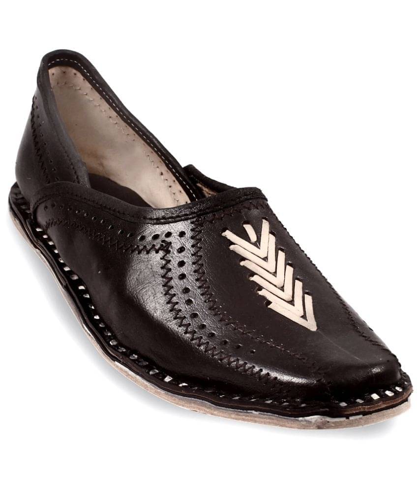     			rajeraj Black Men's Designer Shoes