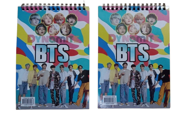     			1972 BTS- YESKART COMBO 2 PC Small Size BTS Scratch Magic Doodle, Scratch Art Activity 2 Note Books Or Note Pad of 6  Pages with One Stick for Kids Arts and Crafts (pack of 2)