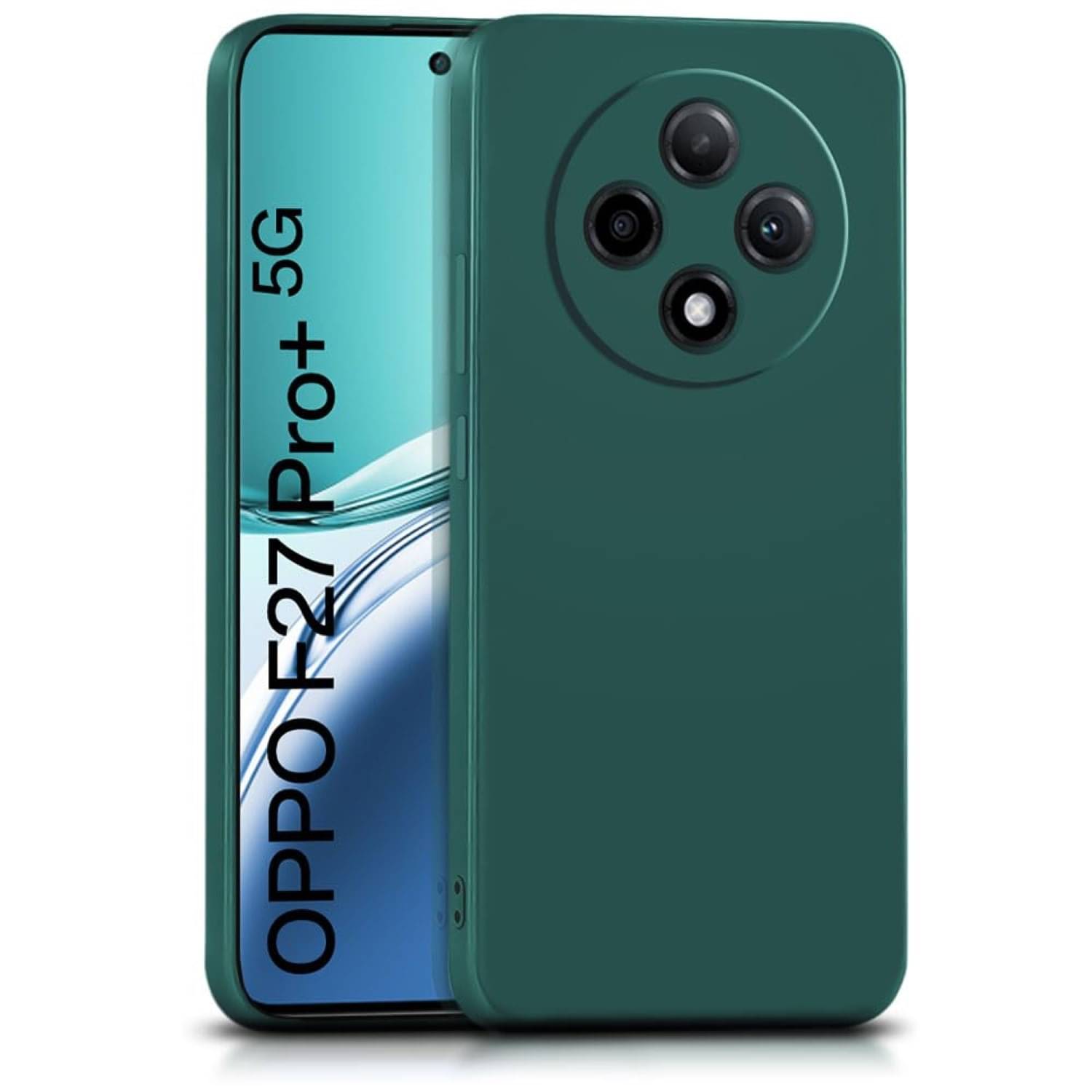     			Case Vault Covers Silicon Soft cases Compatible For Silicon Oppo F27 Pro Plus 5G ( Pack of 1 )