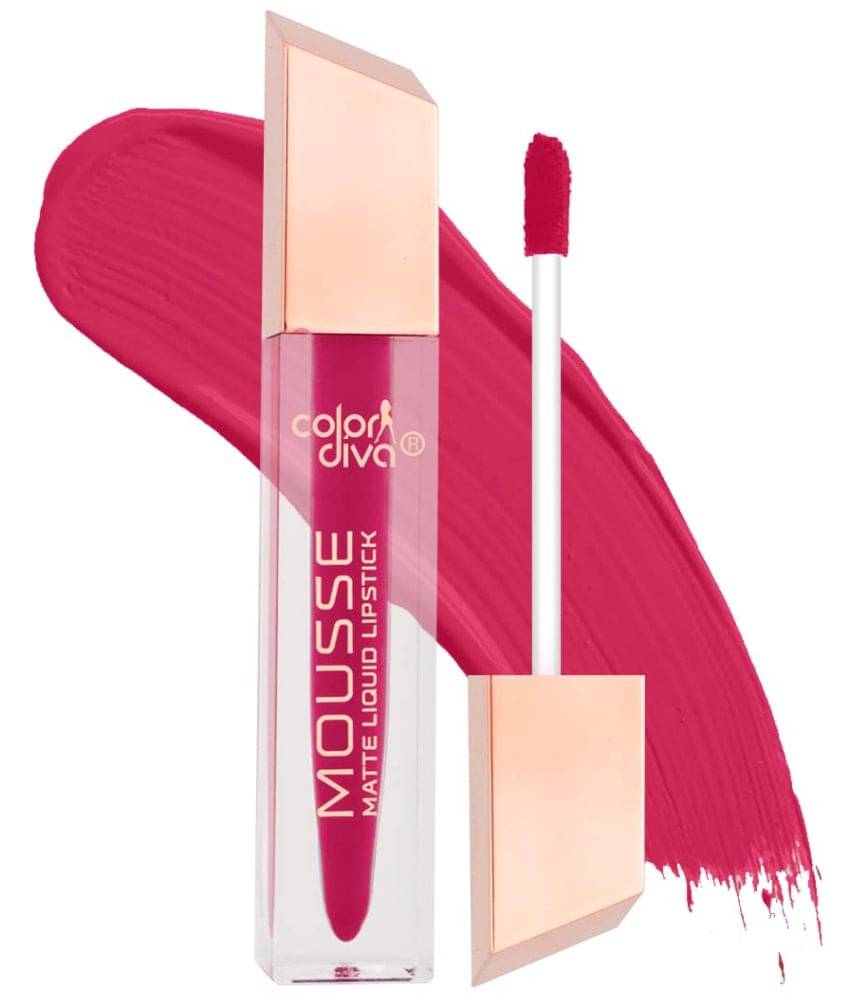 COLOR DIVA Mousse Matte Liquid Lipstick, 5.5ml, Light Weight, Stay Fresh All Day Long (Barbie 110)     			COLOR DIVA Mousse Matte Liquid Lipstick, 5.5ml, Light Weight, Stay Fresh All Day Long (Barbie 110)
