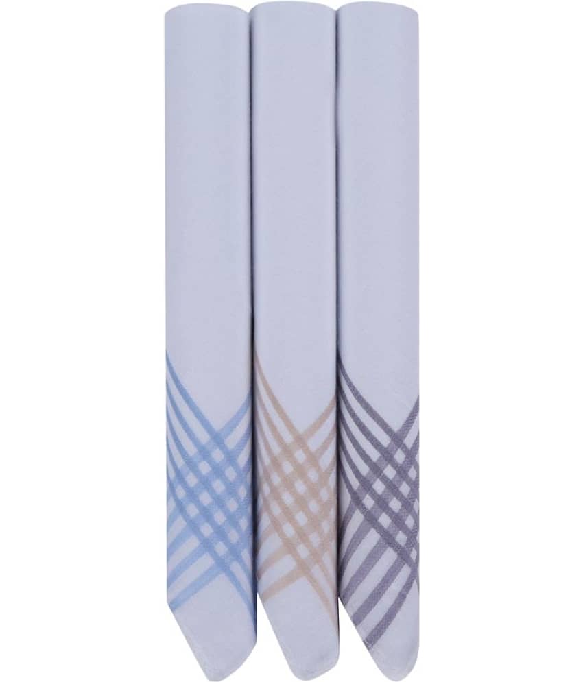 Dollar Socks White Cotton Men's Handkerchief ( Pack of 3 ) - Jewellery Sets | Buy online on ZillyBuy