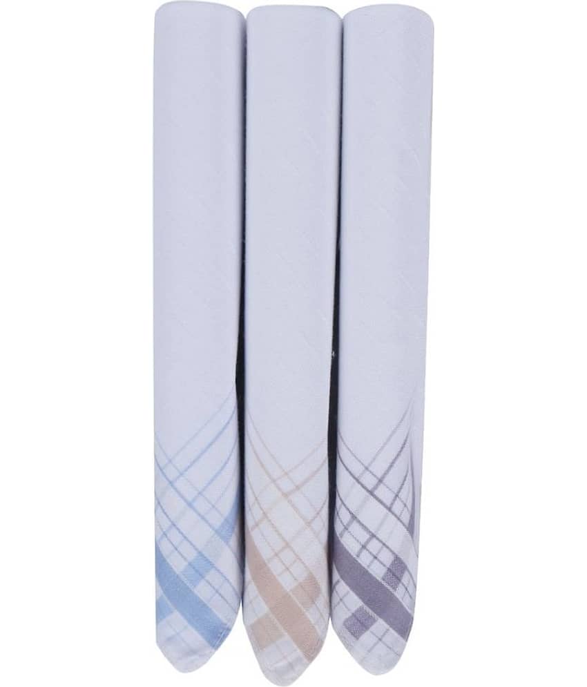Dollar Socks White Cotton Men's Handkerchief ( Pack of 3 ) - Jewellery Sets | Buy online on ZillyBuy