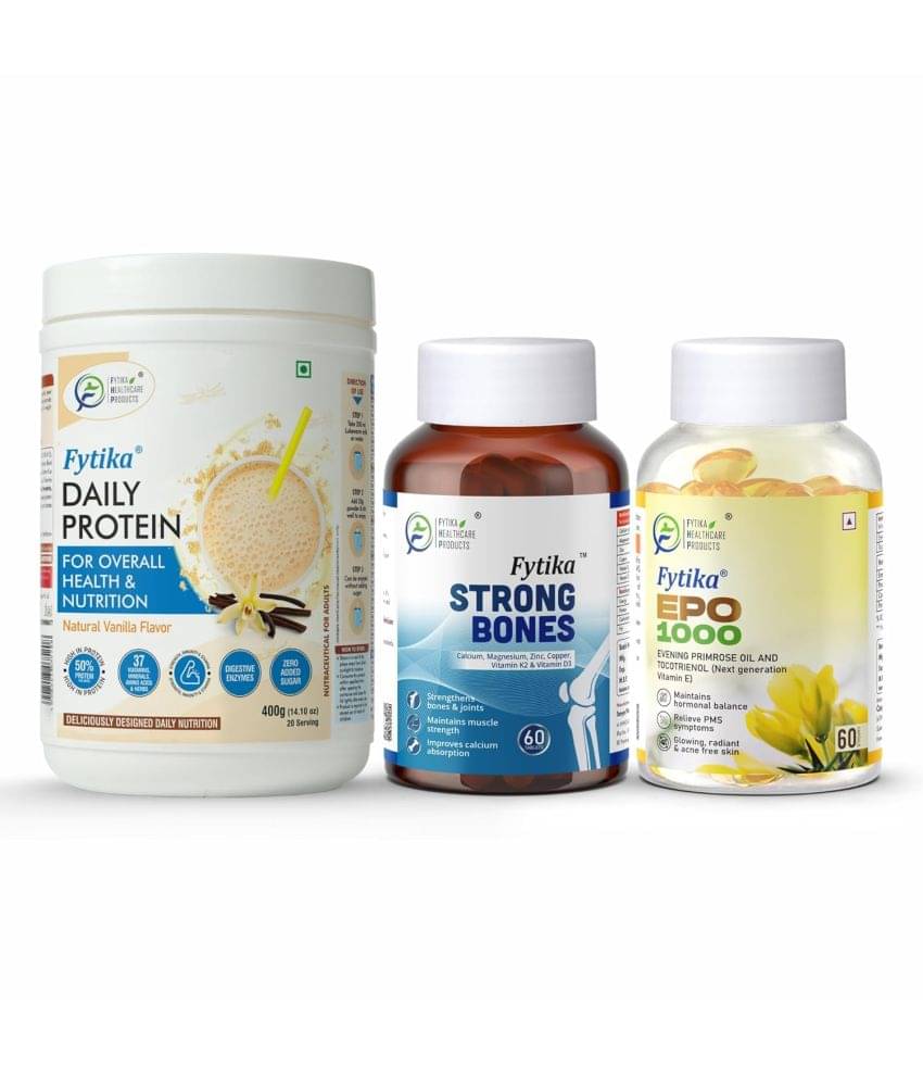     			FYTIKA Protein& StrongBones &EPO1000 3 gm Pack of 3