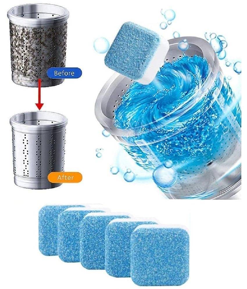     			Gatih Washing Machine Cleaner Tablets Dishwasher Tablets Descaling Powder, Deep Cleaner Tablet 70 g Pack of 5