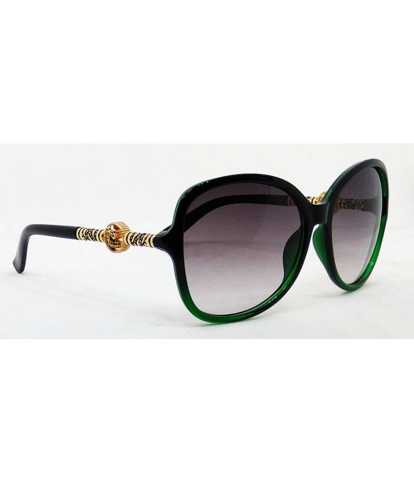 Hrinkar Black Oversized Sunglasses ( Pack of 1 ) Hrinkar Black Oversized Sunglasses ( Pack of 1 )