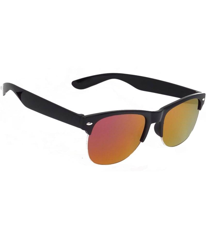     			Hrinkar Black Rectangular Sunglasses ( Pack of 1 )