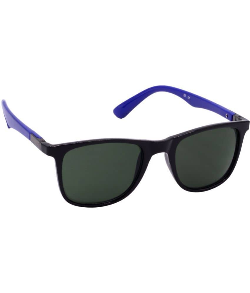 Hrinkar Black Rectangular Sunglasses ( Pack of 1 ) - Sunglasses | Buy online on ZillyBuy