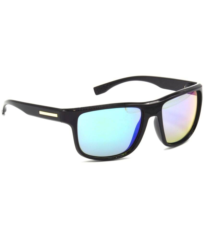 Hrinkar Black Rectangular Sunglasses ( Pack of 1 ) Hrinkar Black Rectangular Sunglasses ( Pack of 1 )