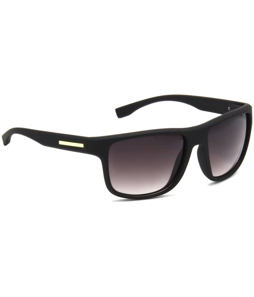 Hrinkar Black Rectangular Sunglasses ( Pack of 1 ) - Sunglasses | Buy online on ZillyBuy