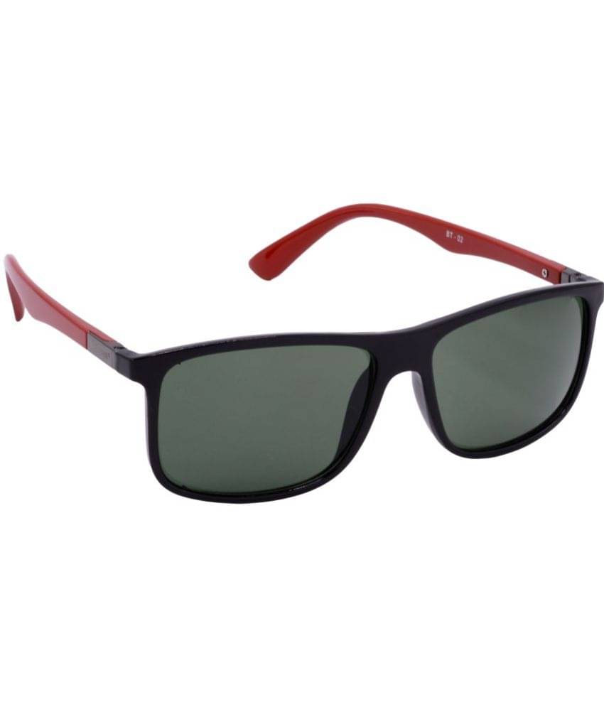 Hrinkar Black Rectangular Sunglasses ( Pack of 1 ) Hrinkar Black Rectangular Sunglasses ( Pack of 1 )
