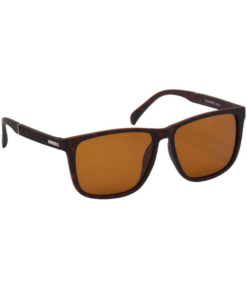     			Hrinkar Copper Rectangular Sunglasses ( Pack of 1 )