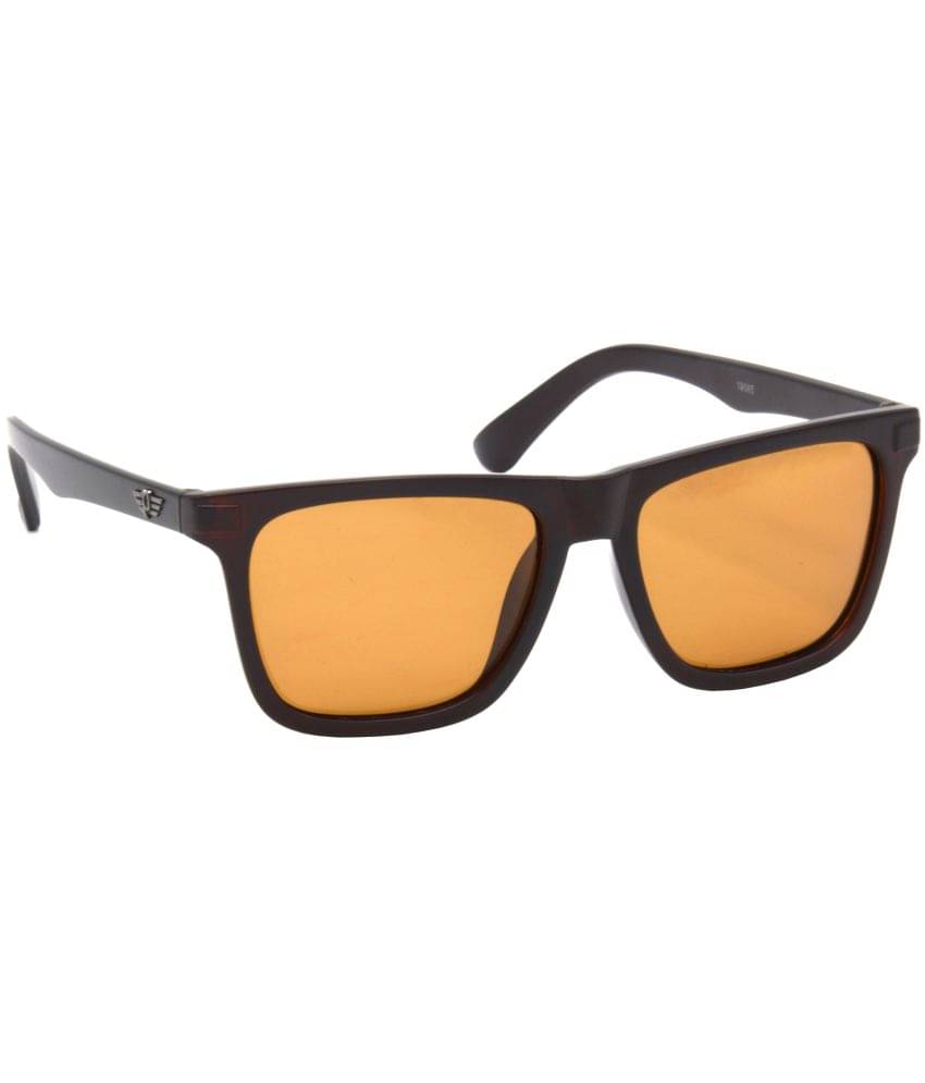     			Hrinkar Copper Rectangular Sunglasses ( Pack of 1 )