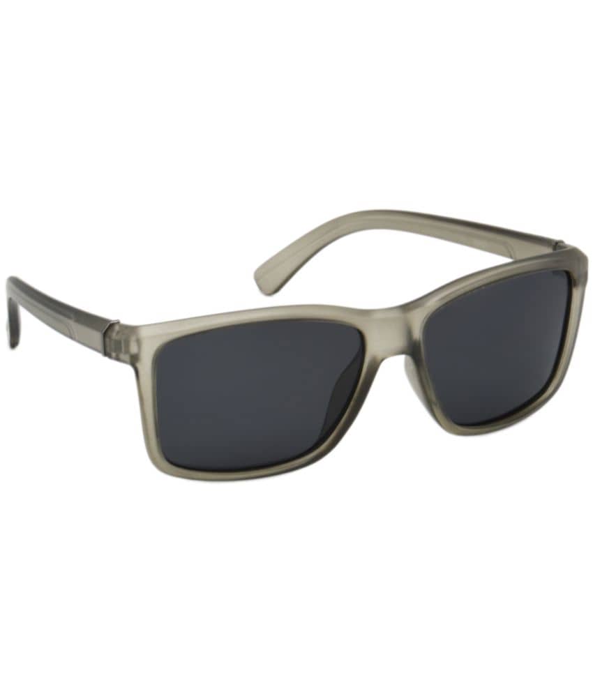 Hrinkar Grey Melange Rectangular Sunglasses ( Pack of 1 ) - Sunglasses | Buy online on ZillyBuy