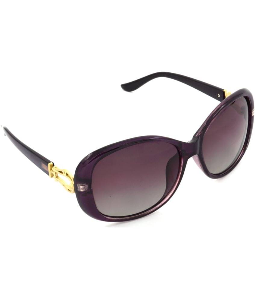     			Hrinkar Purple Rectangular Sunglasses ( Pack of 1 )