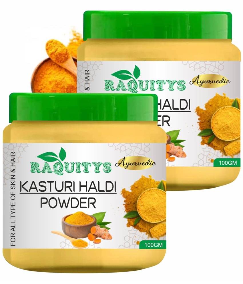 RAQUITYS Wild Turmeric Face Pack Powder / Kasturi Manjal / Haldi 200GM RAQUITYS Wild Turmeric Face Pack Powder / Kasturi Manjal / Haldi 200GM